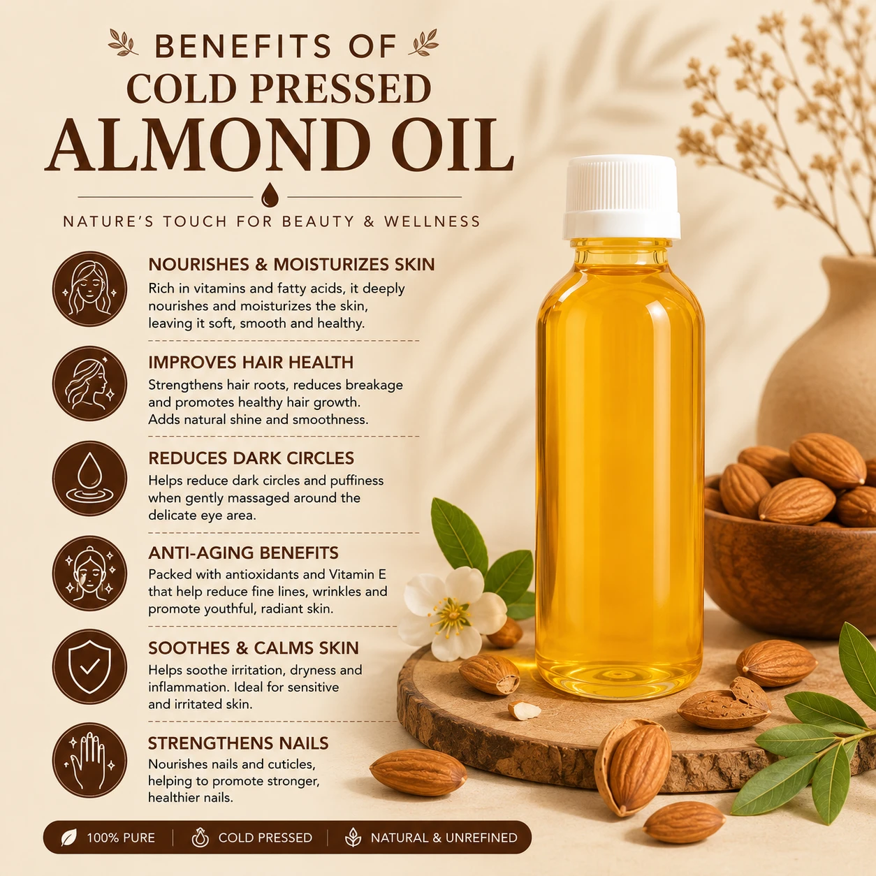 Almond Cold-pressed oil