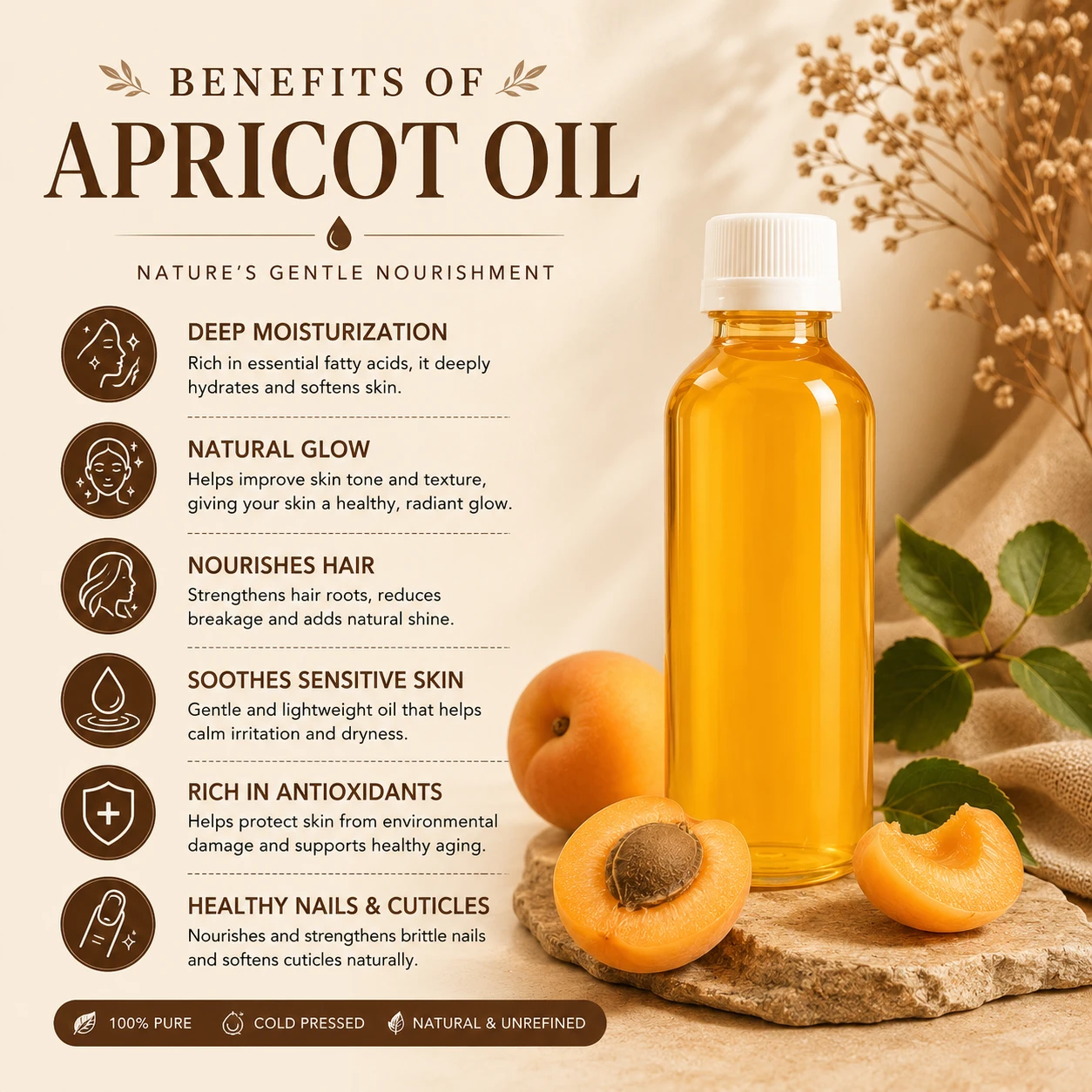Apricot Cold-pressed oil