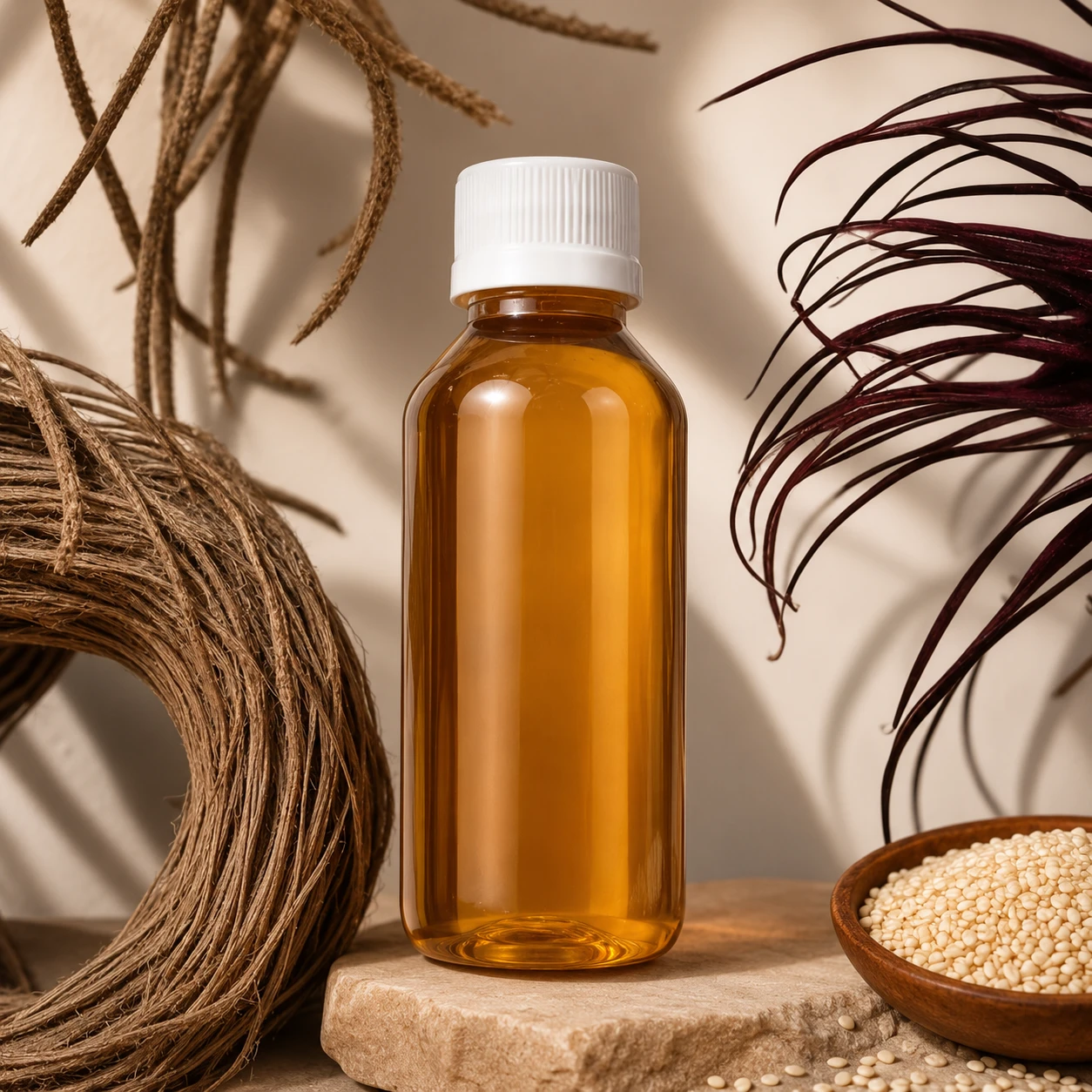 Sesame wood cold-pressed oil