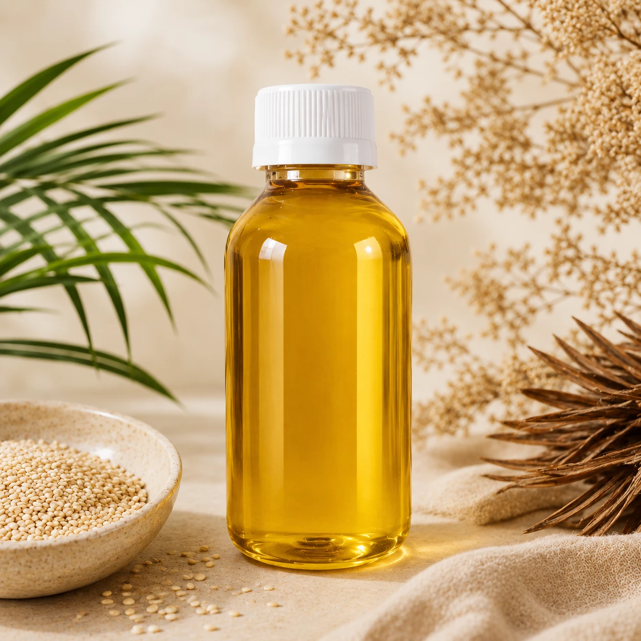 White Sesame Cold-pressed oil